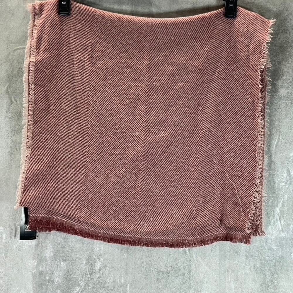 Inc International Concepts Women's Wine Two-Tone Shine Scarf Sz Os